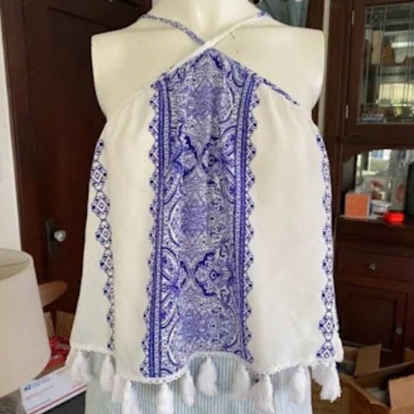 Show Me Your MuMu Lex Tassel Halter Top - Picture 5 of 8